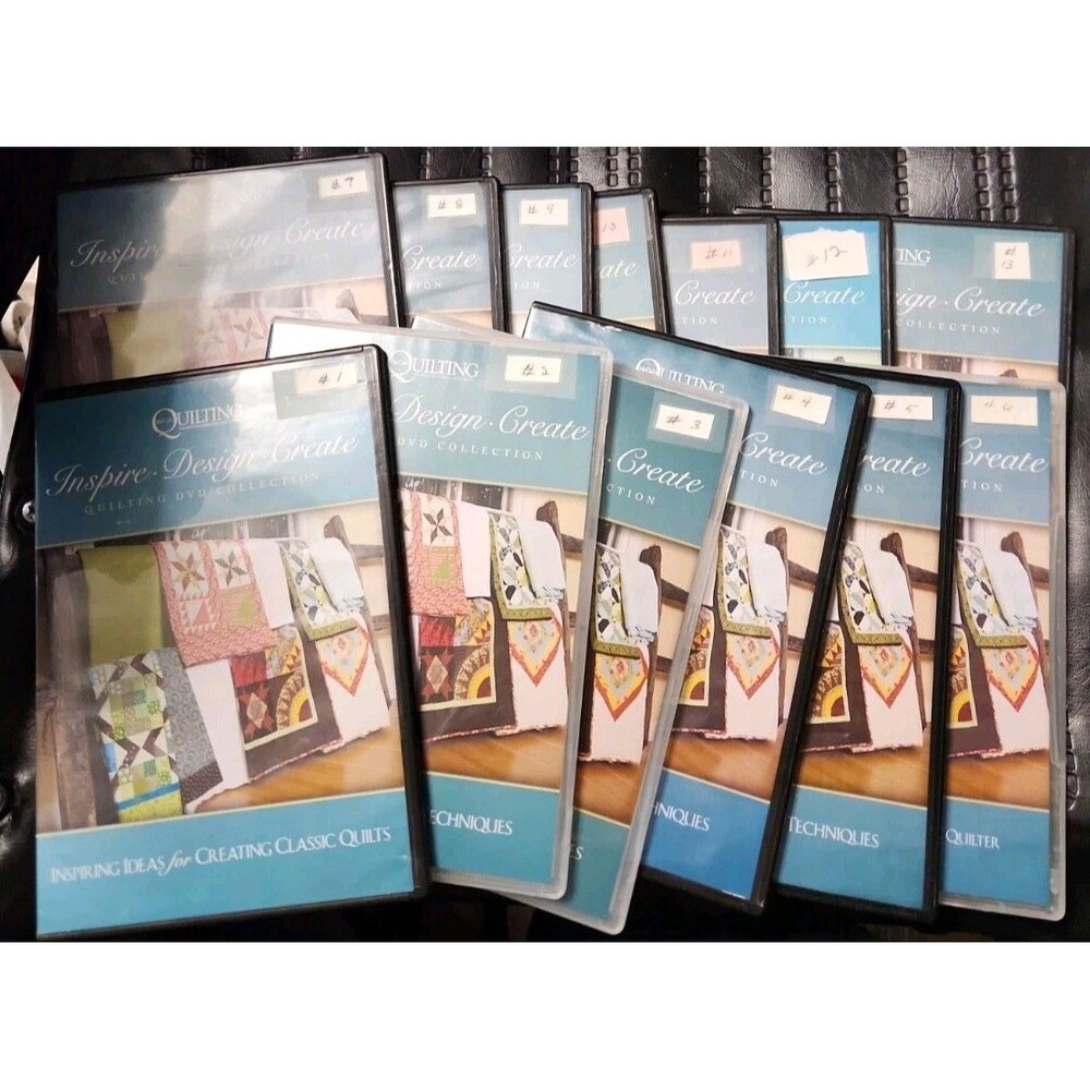 McCalls Quilting DVD Lot Of 13 Best Of American Quilting Inspire Design Create